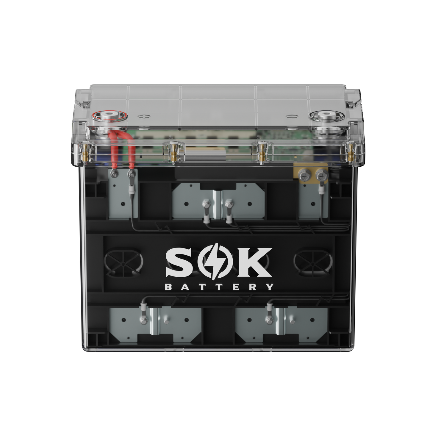 SK12V100PC | SOK 12V100Ah LiFePO4 Battery Bluetooth, Clear Sealed Box