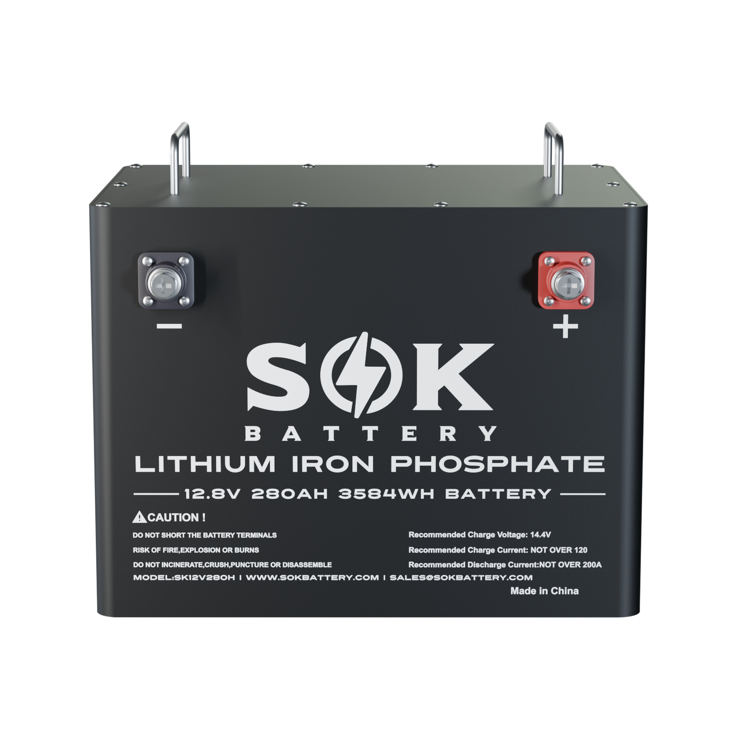 SK12V280H |  280Ah Battery,Built-in heater and Bluetooth, Best for RV or Marine