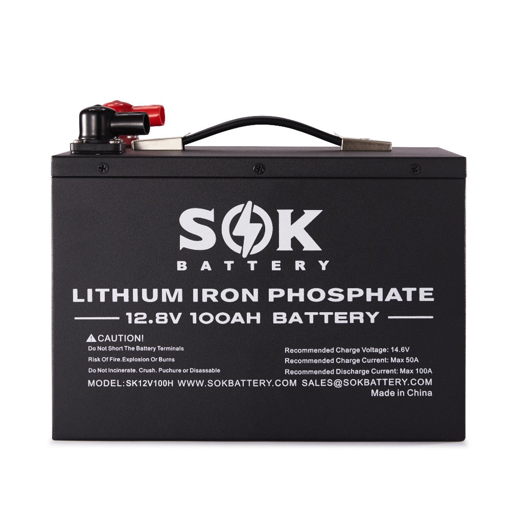 SK12V100H | SOK 12V100Ah LiFePO4 Battery Bluetooth&Built-in heater